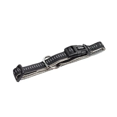 Afbeelding van Nobby Halsband Soft Grip, zwart L: 50/65 cm, B: 25 mm, 1 stuk