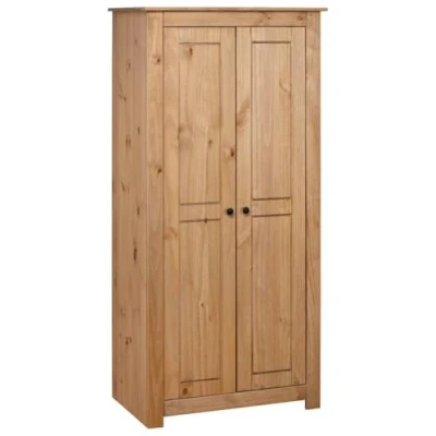 Afbeelding van vidaXL Massief Grenenhouten Kledingkast Panama Range Klerenkast Garderobe Kast