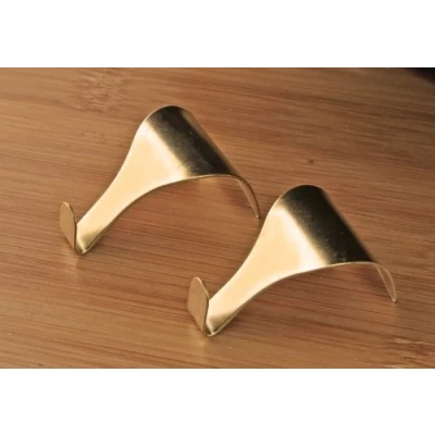 Afbeelding van Picture Rail Haken Messing Ophanghaakjes Ophanghaak (Pack van 10)(KTPPRB10)