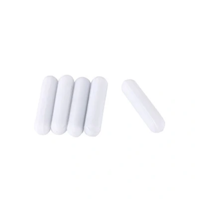 Afbeelding van PTFE Flea Lab Hoge smering Type C magnetische roerstaaf 5 delige mixer Witte kleur Max 250 ℃ Geen hechting voor mixer(C5*15mm)