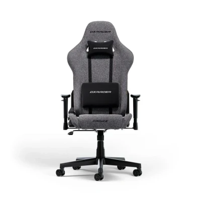 Afbeelding van DXRacer Prince L grijze stof de originele gamingstoel
