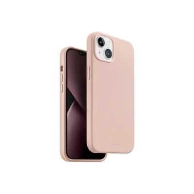 Afbeelding van Uniq hybrid iphone 14 plus lino blush roze hoesje