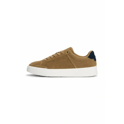 Afbeelding van Tommy Hilfiger Sneakers laag, Heren, Maat: 46, Rooted brown Leer