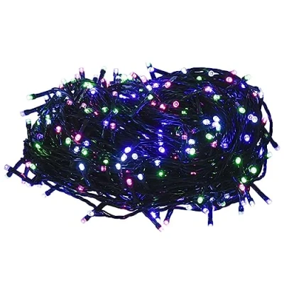 Afbeelding van vidaXL Lichtslinger met 400 LED&#039;s 40 m PVC meerkleurig pastel, LED snoer, lichtslinger, kerstverlichting, lichtsnoer, sprookjeslicht, kerstlicht