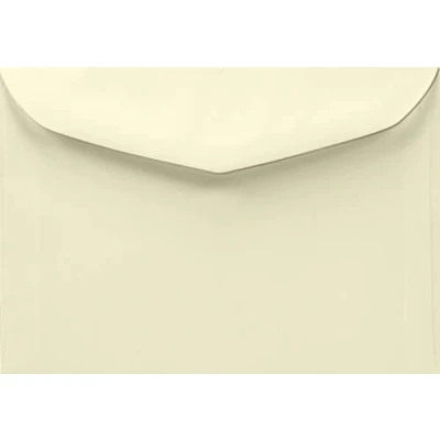Afbeelding van Netuno 100 enveloppen ivoor DIN B6 12,5 x 17,5cm 100g Lessebo Smooth Ivory crème voor automatisch insteken natlijmend zonder venster hoogwaardige crèmekleurige