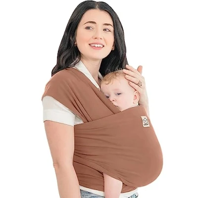 Afbeelding van KeaBabies Baby draagzak alles in 1 originele ademende draagdoek, lichtgewicht, handsfree draagzak, wrap, voor pasgeborenen, baby, baby&#039;s, draagdoeken