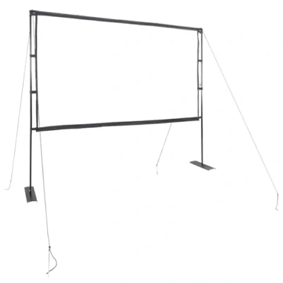 Afbeelding van vidaXL Projectiescherm met statieven 108 inch 16:9