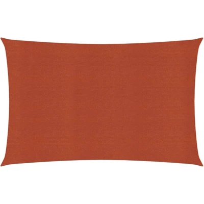 Afbeelding van vidaXL Zonnezeil 160 g/m² 2x3,5 m HDPE terracottakleurig