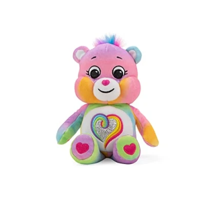 Afbeelding van Care Bears Basic Fun 22489 Togetherness Bear, Glitter Bean Plush, 22 cm Collectable Cute Plush Toy, Soft Toys &amp; Cuddly for Children, Teddies Suitable Girls and Boys Aged 4 Years +