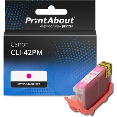 Afbeelding van Huismerk Canon CLI 42PM Inktcartridge Foto magenta