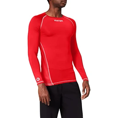 Afbeelding van Kempa Attitude Thermo Shirt Lange Mouw Rood Maat XL