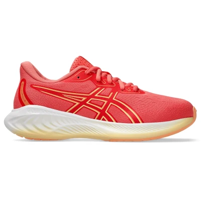 Afbeelding van Asics GEL Cumulus 26 Unisex Hardloopschoenen voor op de weg kinderen, Maat: 32.5, Papaya/light orange Textiel/ synthetisch