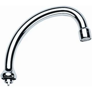 Afbeelding van Grohe bovenuitloop sprong 140 mm m/aanslag chr.