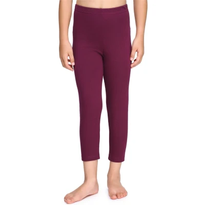 Afbeelding van Merry Style Meisjes Leggings Sport Vrijetijdsbroek Capri Katoen MS MS10 226 LE Wijnrood 152