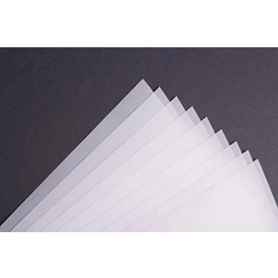 Afbeelding van Clairefontaine Ref 93952C Traceerpapier (10 vellen) 50x65cm formaat, 90/95g, hoge transparantie, glad oppervlak, zuurvrij, afdrukbaar Geschikt voor inkt, marker en potlood