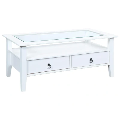 Afbeelding van Inter Link Salontafel (115 x 60 45 cm, Wit)