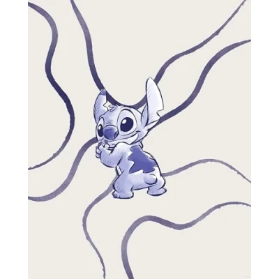 Afbeelding van Komar Artprint Disney Lilo and Stitch Brave Wild 40 x 60 cm (breedte hoogte) kinderkamer, decoratie (set)