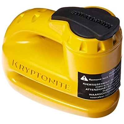 Afbeelding van Kryptonite 000884 Keeper 5s gele schijfvergrendeling
