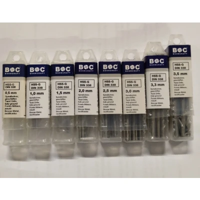 Afbeelding van Bohrcraft Spiraalboor DIN 338 HSS G 1.5 mm 10 stuks