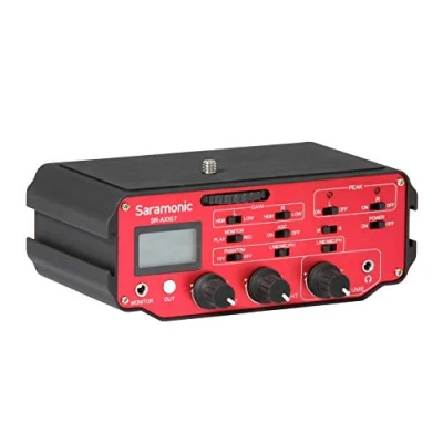 Afbeelding van Saramonic SR AX107 Dual XLR Audio Adapter om 2 microfoons op camera aan te sluiten