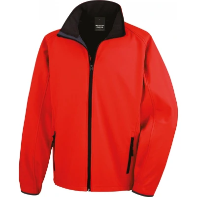 Afbeelding van Result Core Printable Soft Shell R231M Red / Black XL