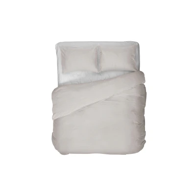 Afbeelding van Kayori dekbedovertrek Kiso Tencel Offwhite 140/200 220 + 1 sloop 140/220 (Kleur: Offwhite)