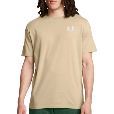 Afbeelding van Under Armour Sportstyle Tshirt print, Heren, Maat: Small, City khaki/white