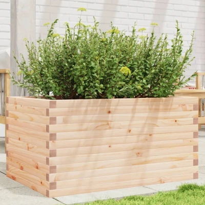 Afbeelding van Plantenbak 90x60x45,5 cm massief grenenhout