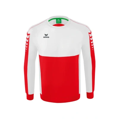 Afbeelding van Six Wings sweatshirt rood/wit / XL