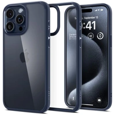Afbeelding van Spigen ACS06711, Housse, Apple, iPhone 15 Pro, 15,5 cm (6.1&quot;), Marine