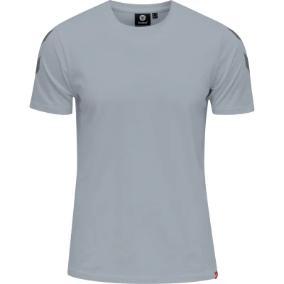 Afbeelding van Hummel Legacy Chevron Tshirt print, Heren, Maat: Large, Grey melange