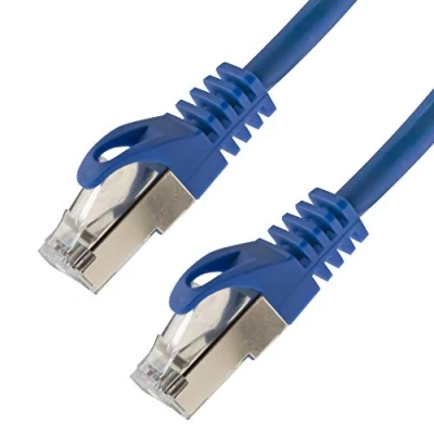 Afbeelding van Netwerkkabel S/FTP PIMF Cat. 7 1,50 meter blauw patchkabel Gigabit Ethernet LAN DSL CAT7 kabel
