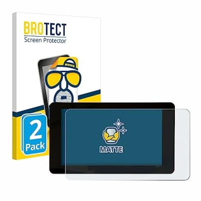 Afbeelding van BROTECT (2 Stuks) Antireflecterende Beschermfolie voor Raspberry Pi Touchscreen 7&quot; Anti Glare Screen Protector, Mat, Ontspiegelend