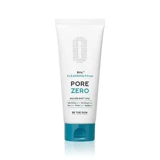 Afbeelding van BE THE SKIN BHA+ Pore Zero reinigingsschuim, 150 ml, gezichtsreiniger voor poriënverzorging en talgcontrole, gevoelige huid gemengde