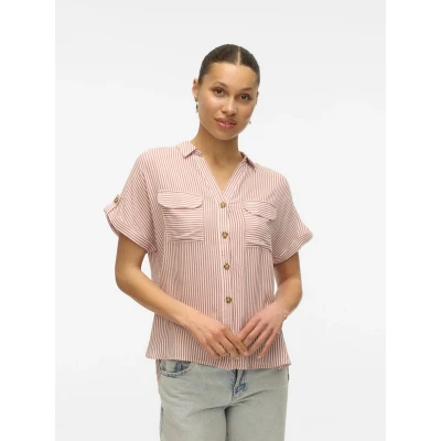 Afbeelding van VERO MODA VMBUMPY SS SHIRT WVN GA NOOS Dames Blouses