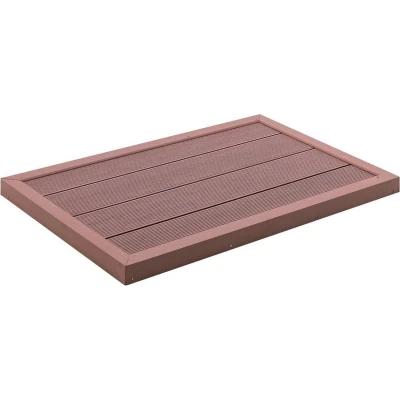 Afbeelding van Vloerelement voor solardouche 101x63x5,5 cm HKC bruin