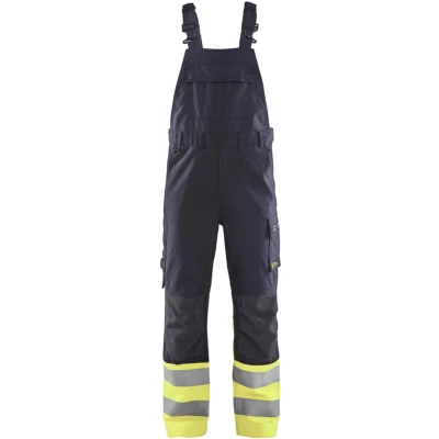 Afbeelding van Blaklader Bretelbroek Multinorm Inherent Klasse 1 2888 1512 Marine/High Vis Geel C62