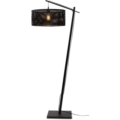 Afbeelding van Good&amp;Mojo Vloerlamp Java Bamboe Zwart 75x50x176cm