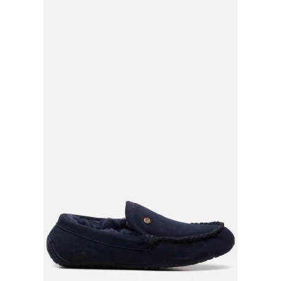 Afbeelding van Pantoffel Warmbat Men Earlwood Suede Dk Navy Schoenmaat 42