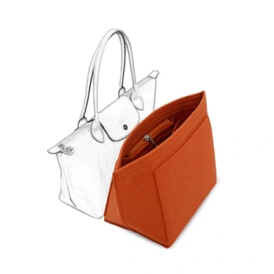 Afbeelding van D.DUO Tasinzet organizer, handtasaccessoires, geschikt voor de tas van Longchamp met lang hengsel (oranje, M [lang hengsel])