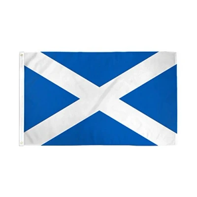 Afbeelding van Schotland Vlag 150x90 cm Schotse vlaggen 90 x 150 Banner 3x5 ft Hoge kwaliteit AZ FLAG