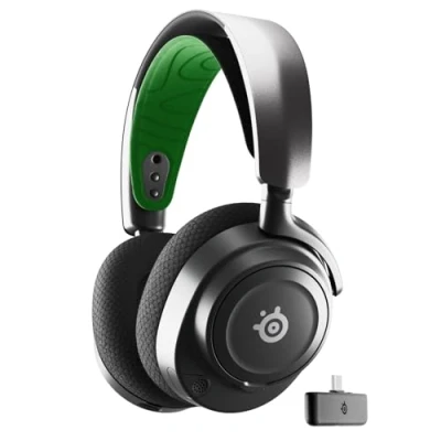 Afbeelding van SteelSeries Arctis Nova 7X Wireless multiplatform gamingheadset Neodymium magneet drivers 2,4 GHz + combineerbare bluetooth 38 uur USB C accu ClearCast Gen2 AI microfoon PS5, PC,Switch,VR,mobiel