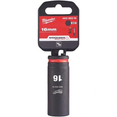 Afbeelding van Milwaukee Accessoires SHOCKWAVE Slagdop 3/8&quot; diep 16mm 1 stuk 4932480290