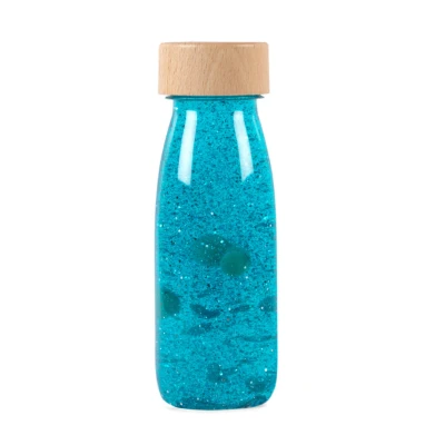 Afbeelding van Petit boum sensorische fles float turquoise