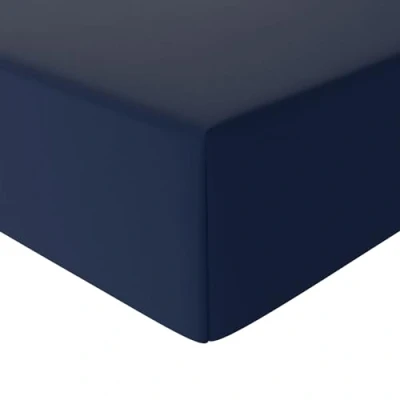 Afbeelding van Amazon Basics Hoeslaken, microvezel, marineblauw, 140 x 200 30 cm