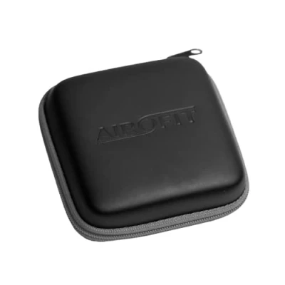 Afbeelding van Airofit Pro Carry Case Hard Shell Beschermhoes Beathing Oefening Trainer Apparaat, 4x4 Inch Rood (Zwart/Grijs)