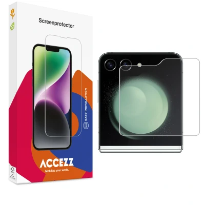Afbeelding van Screenprotector Samsung Galaxy Z Flip 5: Accezz Gehard Glas