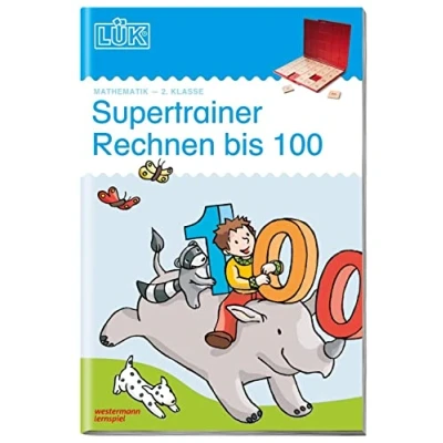 Afbeelding van LÜK. Supertrainer Rechnen bis 100: 2. Klasse Mathematik 100