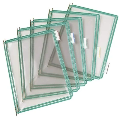 Afbeelding van 10x Tarifold tas t display groen
