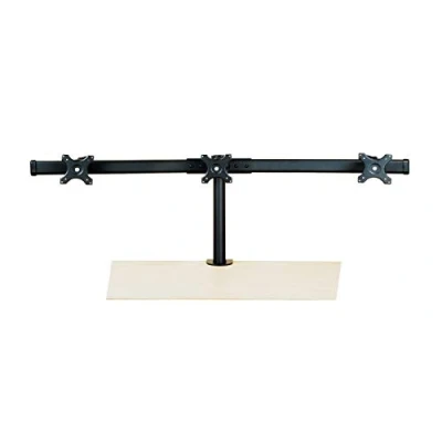 Afbeelding van Value premium bureaubeugel voor 3 monitoren tot 27 inch / draaibaar zwart